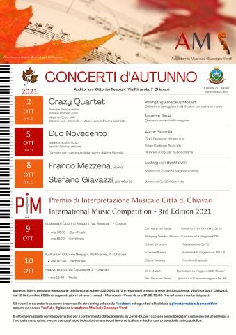 CONCERTI d' AUTUNNO- Accademia Musicale "Giuseppe Verdi"