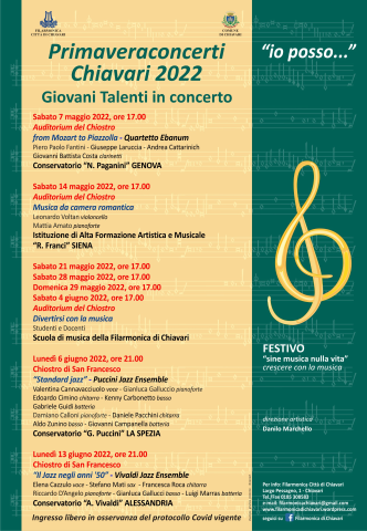 Rassegna musiclale "Primavera Concerti" 2022